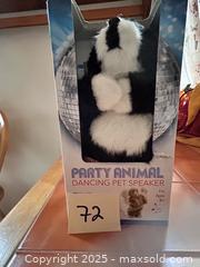 MaxSold Auction: Party animals dancing pet speaker - Easton (Pennsylvania, USA) SELLER MANAGED Downsizing Online Auction - South 12th Street