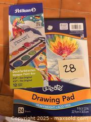 MaxSold Auction: Pelican paint box and drawing pad  - Easton (Pennsylvania, USA) SELLER MANAGED Downsizing Online Auction - South 12th Street