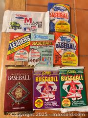 MaxSold Auction: sealed baseball cards l - Easton (Pennsylvania, USA) SELLER MANAGED Downsizing Online Auction - South 12th Street