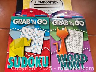 MaxSold Auction: Slider headphones with notebook and two games  - Easton (Pennsylvania, USA) SELLER MANAGED Downsizing Online Auction - South 12th Street