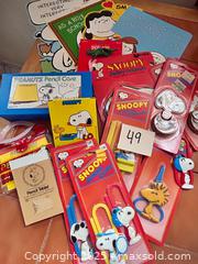 MaxSold Auction: snoopy school supplies for kids - Easton (Pennsylvania, USA) SELLER MANAGED Downsizing Online Auction - South 12th Street