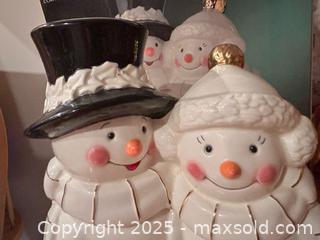 MaxSold Auction: Snowman Cookie Jar - Easton (Pennsylvania, USA) SELLER MANAGED Downsizing Online Auction - South 12th Street