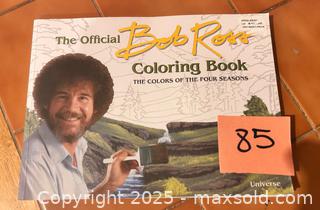 MaxSold Auction: The official Bob Ross coloring book- New - Easton (Pennsylvania, USA) SELLER MANAGED Downsizing Online Auction - South 12th Street
