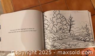 MaxSold Auction: The official Bob Ross coloring book- New - Easton (Pennsylvania, USA) SELLER MANAGED Downsizing Online Auction - South 12th Street