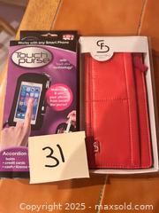 MaxSold Auction: Touch Purse with Red Stella &#38; Fritz Wallet - Easton (Pennsylvania, USA) SELLER MANAGED Downsizing Online Auction - South 12th Street