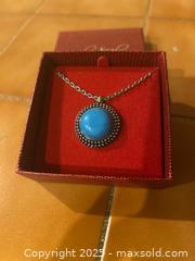 MaxSold Auction: Turquoise Necklace in gift box glam &#38; glow - Easton (Pennsylvania, USA) SELLER MANAGED Downsizing Online Auction - South 12th Street