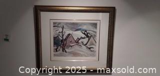 MaxSold Auction: A. J. Casson Framed Winter Landscape Print - Windsor (Ontario, Canada) PARTNER MANAGED Downsizing Online Auction - Ashland Drive