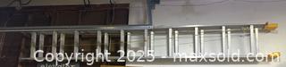 MaxSold Auction: Aluminum Two-Section Extension Ladder, ~18–24 ft - Windsor (Ontario, Canada) PARTNER MANAGED Downsizing Online Auction - Ashland Drive