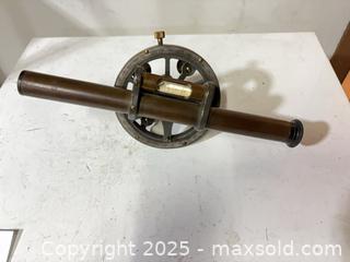 MaxSold Auction: Antique Brass Surveying Level / Clinometer with Telescope - Windsor (Ontario, Canada) PARTNER MANAGED Downsizing Online Auction - Ashland Drive