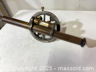 MaxSold Auction: Antique Brass Surveying Level / Clinometer with Telescope - Windsor (Ontario, Canada) PARTNER MANAGED Downsizing Online Auction - Ashland Drive