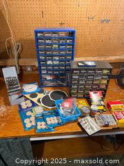 MaxSold Auction: Assorted Hardware Lot with Organizers &#38; Mixed Fasteners - Windsor (Ontario, Canada) PARTNER MANAGED Downsizing Online Auction - Ashland Drive