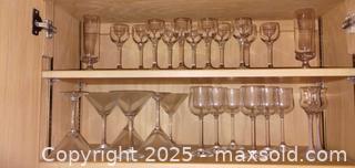 MaxSold Auction: Assorted Lot of Approximately 17+ Clear Stemware Glasses - Windsor (Ontario, Canada) PARTNER MANAGED Downsizing Online Auction - Ashland Drive