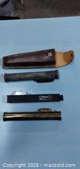 MaxSold Auction: Brass Pocket Telescope Monocular with Geotec 359-1014 Tool &#38; Case - Windsor (Ontario, Canada) PARTNER MANAGED Downsizing Online Auction - Ashland Drive