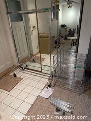 MaxSold Auction: Chrome 5-Shelf Wire Shelving Unit &#38; clothing Rack (Modular Rack Kit) - Windsor (Ontario, Canada) PARTNER MANAGED Downsizing Online Auction - Ashland Drive