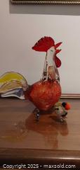 MaxSold Auction: Decorative Glass Rooster, Two (2) Decorative Birds - Windsor (Ontario, Canada) PARTNER MANAGED Downsizing Online Auction - Ashland Drive