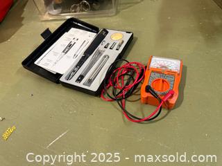 MaxSold Auction: Electronics Repair Kit: Soldering Iron Set &#38; Analog Multimeter - Windsor (Ontario, Canada) PARTNER MANAGED Downsizing Online Auction - Ashland Drive