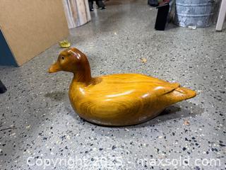 MaxSold Auction: Hand-Carved Wooden Duck Decoy Signed &#39;G. Gerard&#39; (2012) - Windsor (Ontario, Canada) PARTNER MANAGED Downsizing Online Auction - Ashland Drive
