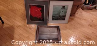 MaxSold Auction: Lot of 3 Framed Wall Art Prints in Silver-Tone Metal Frames - Windsor (Ontario, Canada) PARTNER MANAGED Downsizing Online Auction - Ashland Drive
