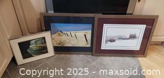 MaxSold Auction: Lot of 3 Framed Wall Art Prints — Landscapes &#38; Architecture - Windsor (Ontario, Canada) PARTNER MANAGED Downsizing Online Auction - Ashland Drive