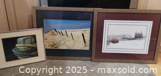 MaxSold Auction: Lot of 3 Framed Wall Art Prints — Landscapes &#38; Architecture - Windsor (Ontario, Canada) PARTNER MANAGED Downsizing Online Auction - Ashland Drive
