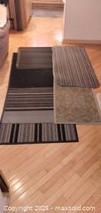 MaxSold Auction: Lot of 6 Small Rugs, Mats &#38; Runner — Mixed Styles - Windsor (Ontario, Canada) PARTNER MANAGED Downsizing Online Auction - Ashland Drive