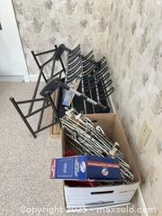 MaxSold Auction: Lot of closet organizers, hangers &#38; trays — assorted pieces - Windsor (Ontario, Canada) PARTNER MANAGED Downsizing Online Auction - Ashland Drive