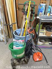 MaxSold Auction: Lot of Garden/Yard Tools: Broadcast Spreader, String Trimmer, Hand Tools - Windsor (Ontario, Canada) PARTNER MANAGED Downsizing Online Auction - Ashland Drive