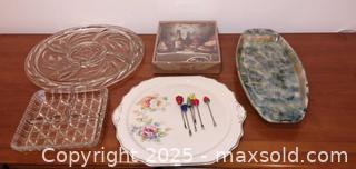 MaxSold Auction: Lot of Serving &#38; Entertaining Pieces - Mixed Ceramics, Porcelain, Glass - Windsor (Ontario, Canada) PARTNER MANAGED Downsizing Online Auction - Ashland Drive