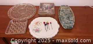 MaxSold Auction: Lot of Serving &#38; Entertaining Pieces - Mixed Ceramics, Porcelain, Glass - Windsor (Ontario, Canada) PARTNER MANAGED Downsizing Online Auction - Ashland Drive