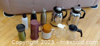 MaxSold Auction: Mixed Lot: Thermal Carafes, Travel Mugs &#38; Insulated Bottles - Windsor (Ontario, Canada) PARTNER MANAGED Downsizing Online Auction - Ashland Drive