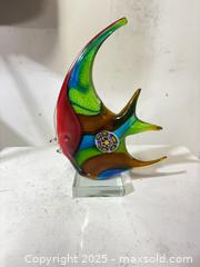 MaxSold Auction: Multicolor Millefiori Handblown Solid Glass Sculpture - Windsor (Ontario, Canada) PARTNER MANAGED Downsizing Online Auction - Ashland Drive