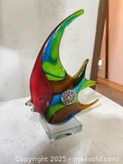 MaxSold Auction: Multicolor Millefiori Handblown Solid Glass Sculpture - Windsor (Ontario, Canada) PARTNER MANAGED Downsizing Online Auction - Ashland Drive