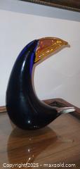 MaxSold Auction: Murano Signed Cobalt Blue &#38; Amber Blown Glass Toucan Sculpture - Windsor (Ontario, Canada) PARTNER MANAGED Downsizing Online Auction - Ashland Drive