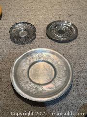 MaxSold Auction: Vintage Viking Plate Silver-Plated Decorative Trays &#38; Bowl, 3-Piece - Windsor (Ontario, Canada) PARTNER MANAGED Downsizing Online Auction - Ashland Drive