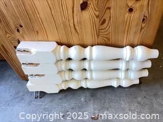 MaxSold Auction: Solid Wood Rectangular Dining Table Top with Legs, Honey Finish - Garden City (Georgia, USA) SELLER MANAGED Downsizing Online Auction - Bryce Industrial Drive