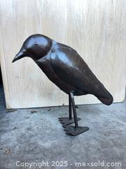 MaxSold Auction: Welded Sheet Metal Bird Sculpture, Dark Brown Rusty Patina - Garden City (Georgia, USA) SELLER MANAGED Downsizing Online Auction - Bryce Industrial Drive