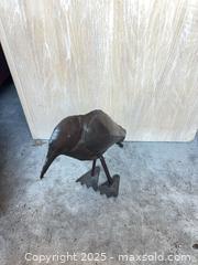 MaxSold Auction: Welded Sheet Metal Bird Sculpture, Dark Brown Rusty Patina - Garden City (Georgia, USA) SELLER MANAGED Downsizing Online Auction - Bryce Industrial Drive