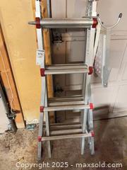 MaxSold Auction: Little Giant / American Titan AT117 Multi-Position Step Ladder with Platform D - Vaughan (Ontario, Canada) Moving Online Auction - Woodland Acres Crescent