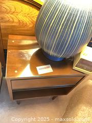 MaxSold Auction: Mid-Century Modern Pair of Wood Veneer Nightstands C - Vaughan (Ontario, Canada) Moving Online Auction - Woodland Acres Crescent