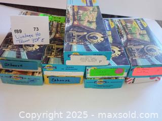 MaxSold Auction: HO TRAINS LOT E 9 VINTAGE CARS - Marlborough (Massachusetts, USA) PARTNER MANAGED Downsizing Online Auction - Farm Road