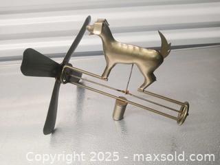 MaxSold Auction: Vintage Dog Metal Whirligig Garden Art Spinner 11&#34; - Marlborough (Massachusetts, USA) PARTNER MANAGED Downsizing Online Auction - Farm Road
