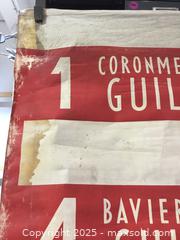 MaxSold Auction: Red &#38; White Canvas Streetcar Roll - Toronto (Ontario, Canada) SELLER MANAGED Downsizing Online Auction - Davies Avenue