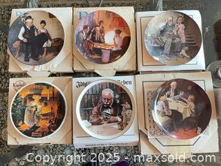 MaxSold Auction: Knowles Norman Rockwell Limited Edition Porcelain Plates (6) - Lakeshore (Ontario, Canada) PARTNER MANAGED Estate Sale Online Auction - County Road 42