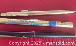 MaxSold Auction: Lot of 3 Ballpoint Pens &#38; Refill - Sheaffer, Parker, Cross - Lakeshore (Ontario, Canada) PARTNER MANAGED Estate Sale Online Auction - County Road 42