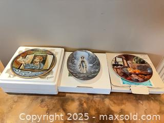 MaxSold Auction: Lot of 3 Collectible Porcelain Plates — Kahla &#38; Bradford Exchange - Lakeshore (Ontario, Canada) PARTNER MANAGED Estate Sale Online Auction - County Road 42