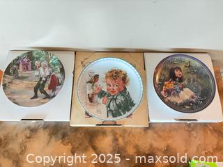 MaxSold Auction: Lot of 3 Decorative Porcelain Plates — Bradford Exchange &#38; Königszelt - Lakeshore (Ontario, Canada) PARTNER MANAGED Estate Sale Online Auction - County Road 42