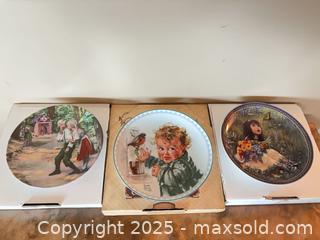 MaxSold Auction: Lot of 3 Decorative Porcelain Plates — Bradford Exchange &#38; Königszelt - Lakeshore (Ontario, Canada) PARTNER MANAGED Estate Sale Online Auction - County Road 42