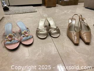 MaxSold Auction: Lot of 3 Women&#39;s Dress Shoes &#38; Sandals - Liz Claiborne, Nine West - Lakeshore (Ontario, Canada) PARTNER MANAGED Estate Sale Online Auction - County Road 42