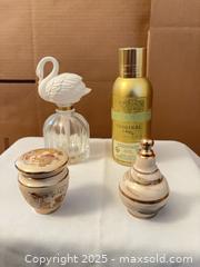 MaxSold Auction: Lot of 4 Vanity Perfume Bottles and Atomizer - Lakeshore (Ontario, Canada) PARTNER MANAGED Estate Sale Online Auction - County Road 42