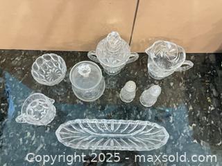 MaxSold Auction: Mixed Cut Glass / Lead-Style Crystal Tableware Set, 8 Pieces - Lakeshore (Ontario, Canada) PARTNER MANAGED Estate Sale Online Auction - County Road 42